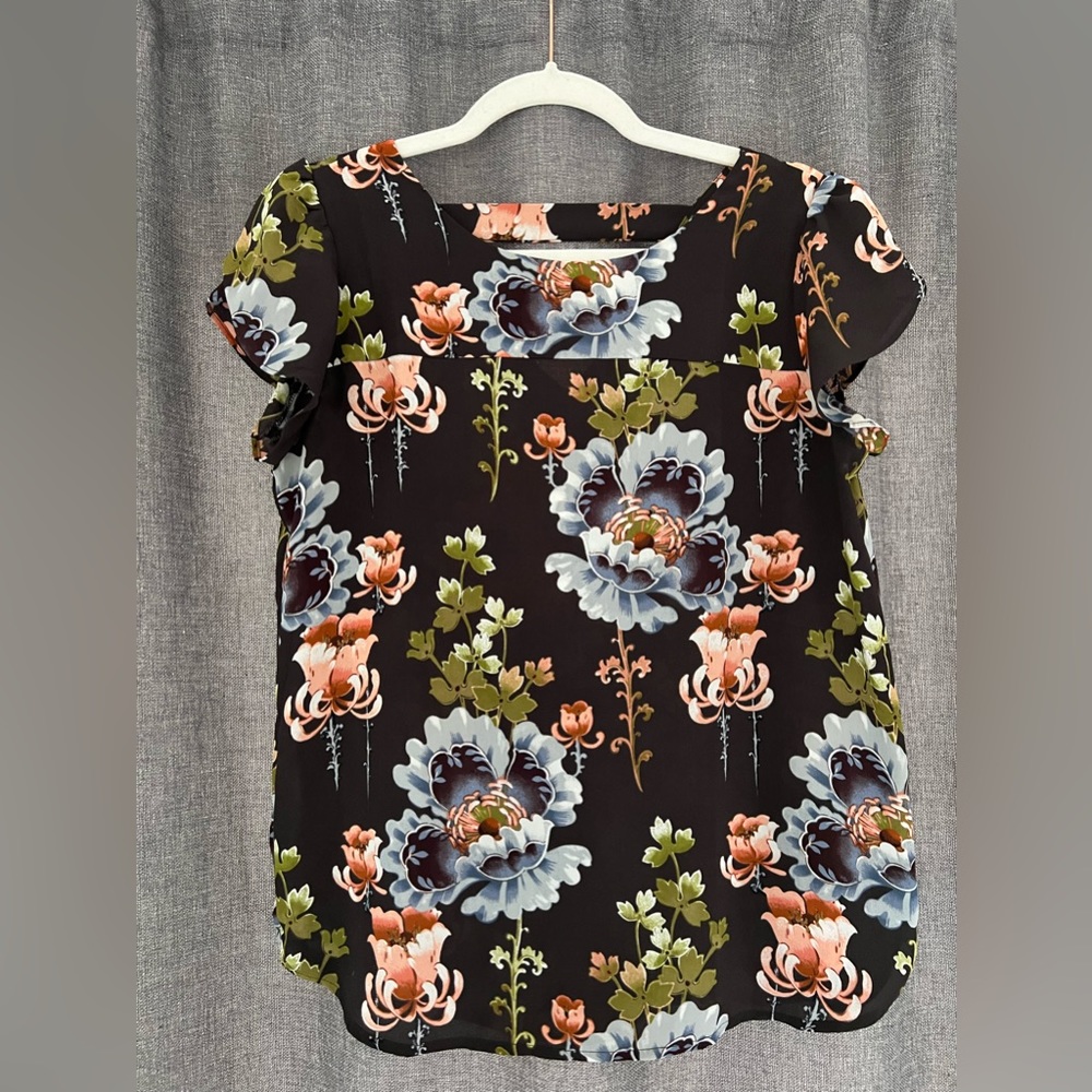 Ann Taylor LOFT Floral Blouse